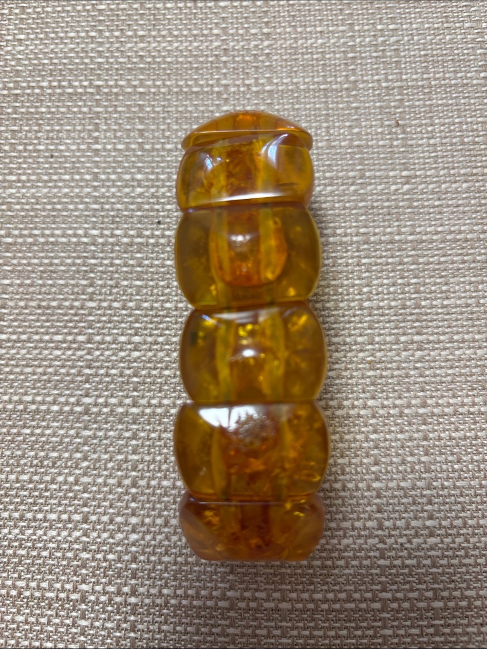 Amber stretch bracelet